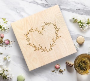 Caja de regalo "con amor", un conjunto de dulces