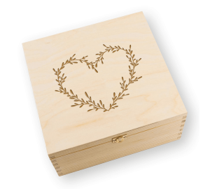 Caja de regalo "con amor", un conjunto de dulces