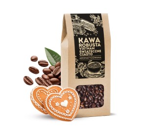 Café Robusta en grano "Tarta de Navidad" 100g.