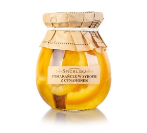 Naranjas en almíbar con canela ~ 260 g